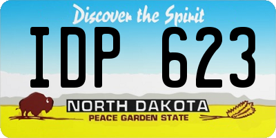 ND license plate IDP623