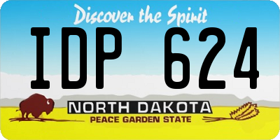 ND license plate IDP624