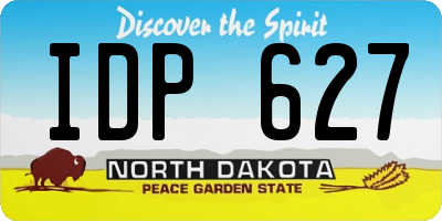 ND license plate IDP627