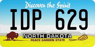 ND license plate IDP629