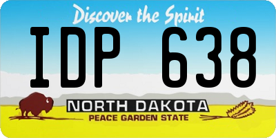 ND license plate IDP638