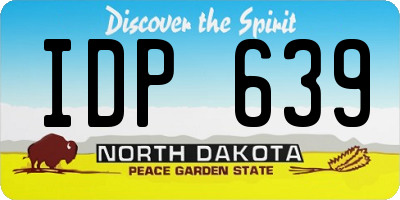 ND license plate IDP639