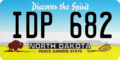 ND license plate IDP682