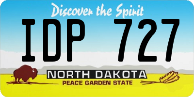 ND license plate IDP727