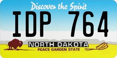 ND license plate IDP764