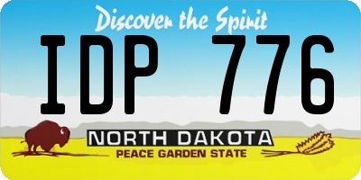 ND license plate IDP776