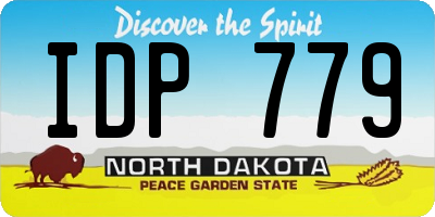 ND license plate IDP779