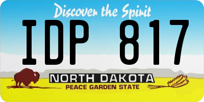 ND license plate IDP817