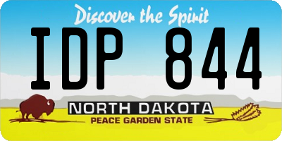 ND license plate IDP844