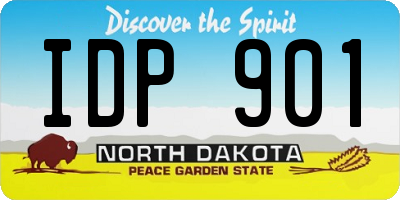 ND license plate IDP901