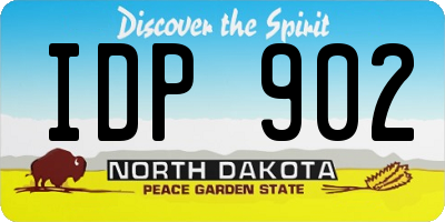 ND license plate IDP902