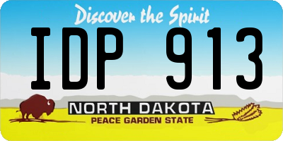 ND license plate IDP913