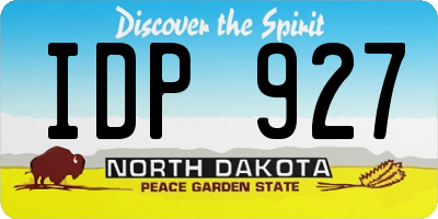 ND license plate IDP927