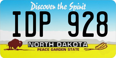 ND license plate IDP928