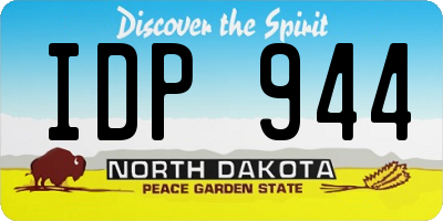 ND license plate IDP944
