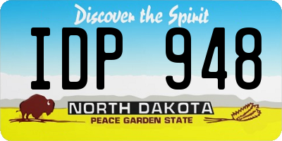 ND license plate IDP948