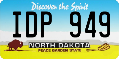 ND license plate IDP949