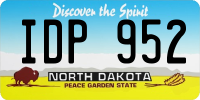 ND license plate IDP952