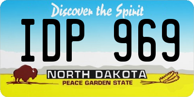 ND license plate IDP969