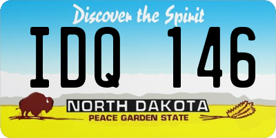ND license plate IDQ146