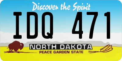 ND license plate IDQ471