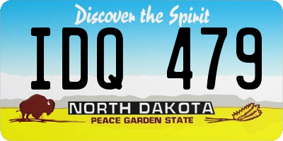 ND license plate IDQ479