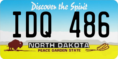 ND license plate IDQ486