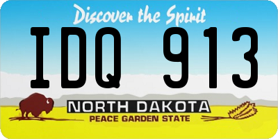ND license plate IDQ913