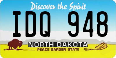ND license plate IDQ948