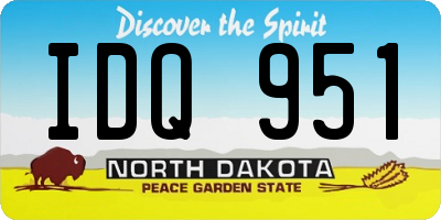 ND license plate IDQ951