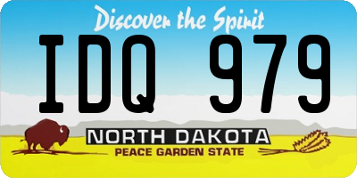 ND license plate IDQ979