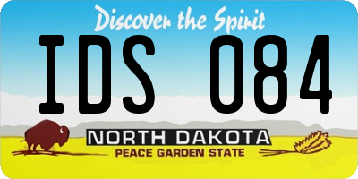 ND license plate IDS084