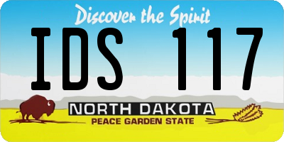 ND license plate IDS117