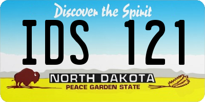 ND license plate IDS121