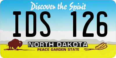 ND license plate IDS126