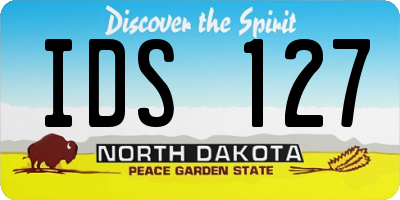 ND license plate IDS127