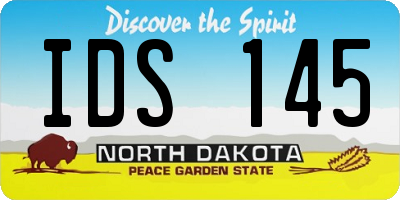 ND license plate IDS145