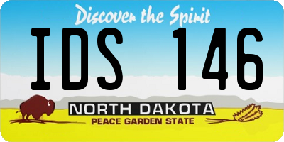 ND license plate IDS146