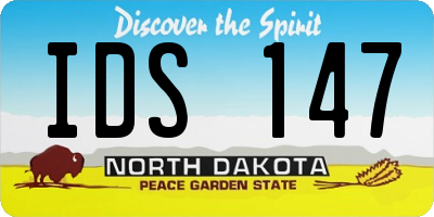 ND license plate IDS147