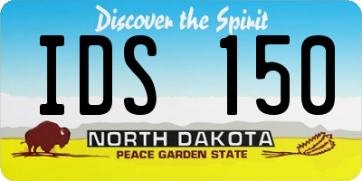 ND license plate IDS150