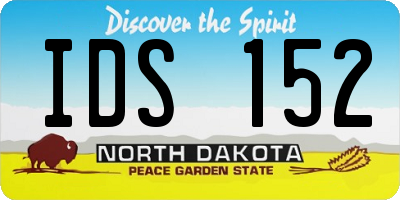 ND license plate IDS152