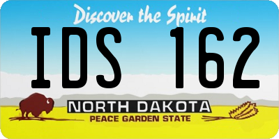 ND license plate IDS162