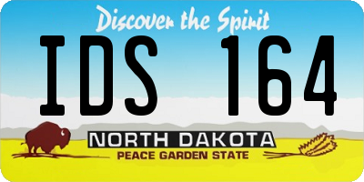 ND license plate IDS164