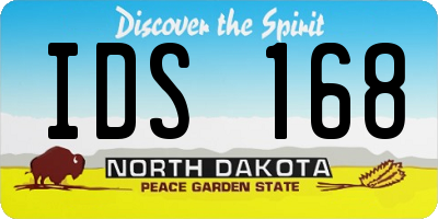 ND license plate IDS168