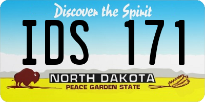 ND license plate IDS171