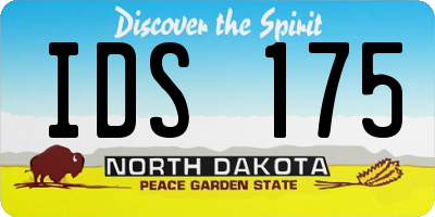 ND license plate IDS175