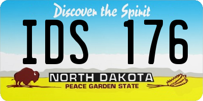 ND license plate IDS176