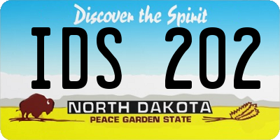 ND license plate IDS202