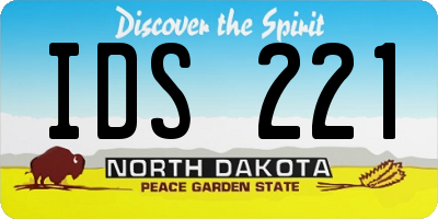 ND license plate IDS221