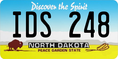 ND license plate IDS248
